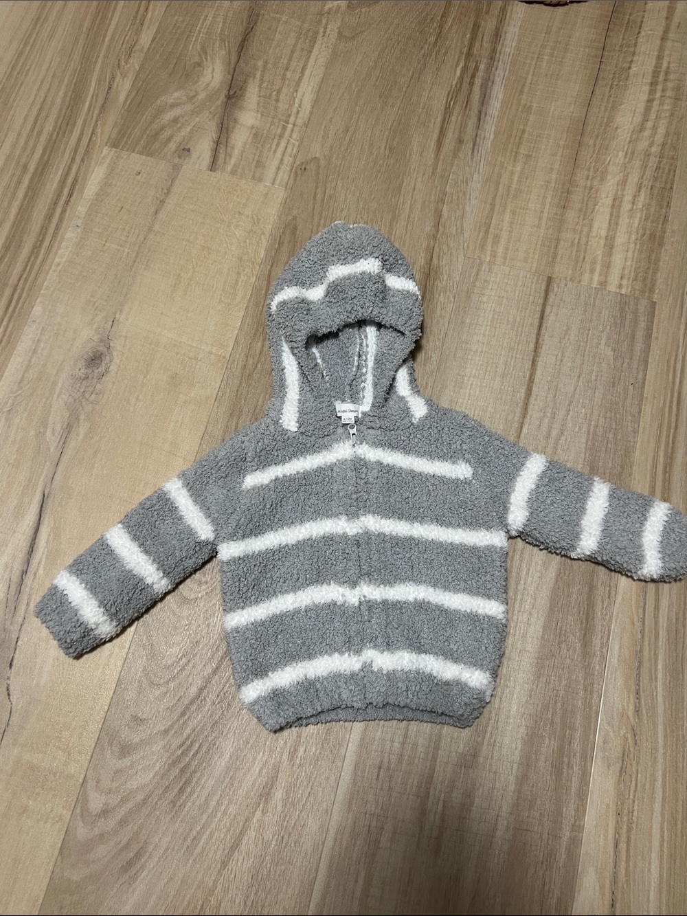 Angel Dear Striped Zip Up Hoodie 6-12 M - Picture 1 of 5